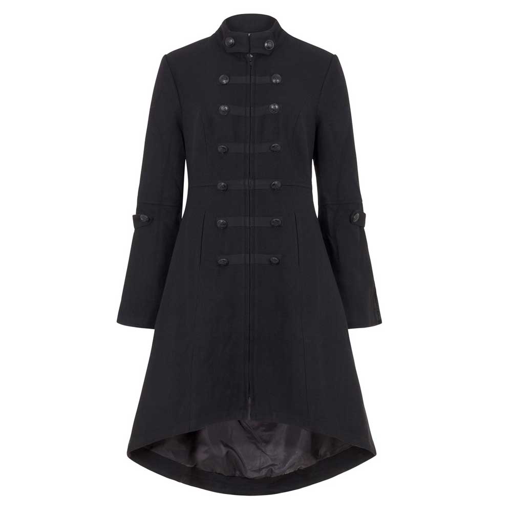 Jawbreaker Jawbreaker Jas Military dames Zwart | Attitude Military Dames Jassen | KLEDING.nl